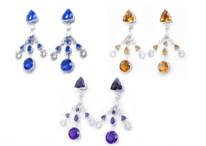 Sapphire Set 3 Earrings